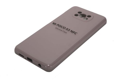 Чехол-накладка для XIAOMI Poco X3 NFC SILICONE CASE закрытый светло-розовый (18) оптом, в розницу Центр Компаньон фото 2