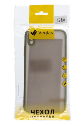 Чехол-накладка для iPhone XS Max VEGLAS Fog оливковый - фото фото 3