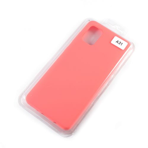 Чехол-накладка для Samsung A315F A31 VEGLAS SILICONE CASE закрытый ярко-розовый (12) - фото фото 2