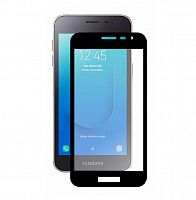 Защитное стекло для Samsung J260 J2 CORE FULL GLUE пакет черный - фото