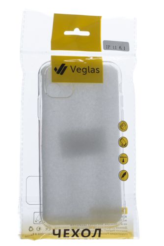 Чехол-накладка для iPhone 11 VEGLAS Air Защита камеры прозрачный оптом, в розницу Центр Компаньон фото 3