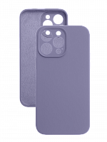 Чехол-накладка для iPhone 14 Pro VEGLAS SILICONE CASE Защита камеры сиреневый (41) - фото