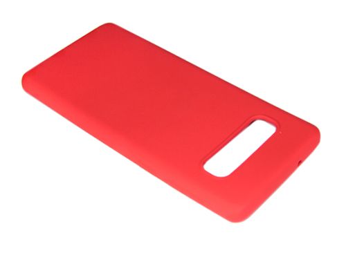 Чехол-накладка для Samsung G973 S10 SOFT TOUCH TPU ЛОГО красный оптом, в розницу Центр Компаньон фото 2