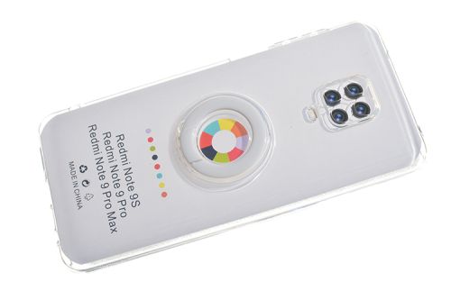 Чехол-накладка для XIAOMI Redmi Note 9S NEW RING TPU белый оптом, в розницу Центр Компаньон фото 3