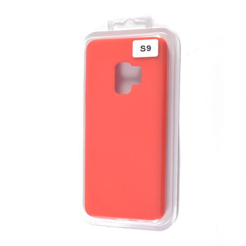 Чехол-накладка для Samsung G960F S9 VEGLAS SILICONE CASE закрытый красный (1) оптом, в розницу Центр Компаньон