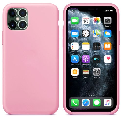 Чехол-накладка для iPhone 12 Pro Max VEGLAS SILICONE CASE NL закрытый розовый (6), Ограниченно годен оптом, в розницу Центр Компаньон