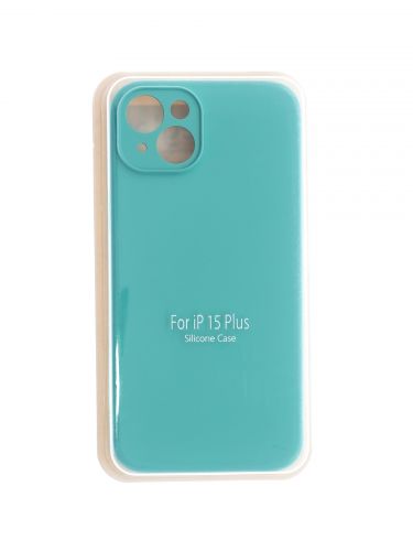 Чехол-накладка для iPhone 15 Plus VEGLAS SILICONE CASE Защита камеры бирюзовый (21) - оптовая продажа Чехол-накладка для iPhone 15 Plus VEGLAS SILICONE CASE Защита камеры бирюзовый (21) - фото