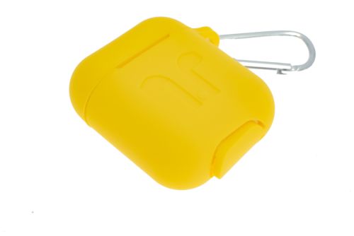 Чехол для наушников Airpods Silicone желтый оптом, в розницу Центр Компаньон фото 2