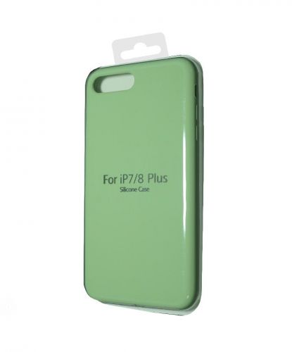 Чехол-накладка для iPhone 7/8 Plus VEGLAS SILICONE CASE оливковый (1) - фото