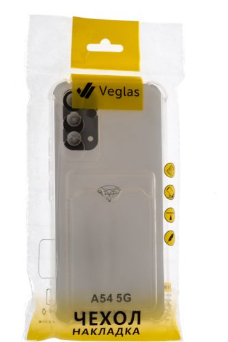Чехол-накладка для Samsung A546E A54 VEGLAS Air Pocket прозрачный оптом, в розницу Центр Компаньон фото 4