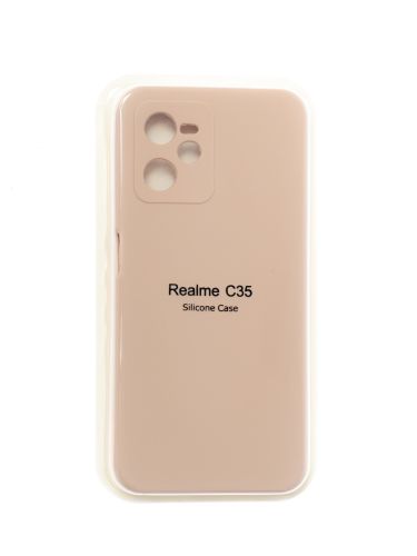 Чехол-накладка для REALME C35 VEGLAS SILICONE CASE закрытый светло-розовый (18) - оптовая продажа Чехол-накладка для REALME C35 VEGLAS SILICONE CASE закрытый светло-розовый (18) - фото