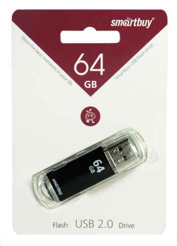 USB 2.0 флэш карта 64 Gb Smart Buy V-Cut черный оптом, в розницу Центр Компаньон фото 2