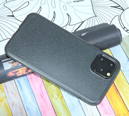 Чехол-накладка для iPhone 11 Pro FASHION LITCHI TPU черный - оптовая продажа фото 3 Чехол-накладка для iPhone 11 Pro FASHION LITCHI TPU черный - фото фото 3