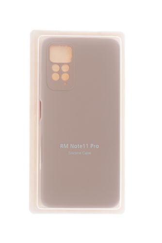 Чехол-накладка для XIAOMI Redmi Note 11 Pro VEGLAS SILICONE CASE закрытый светло-розовый (18) - фото