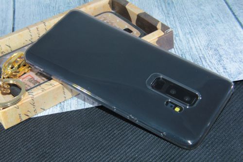 Чехол-накладка для Samsung G965F S9 Plus FASHION TPU пакет черно-прозрачный оптом, в розницу Центр Компаньон фото 3