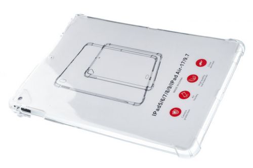 Чехол-накладка для iPad Air 9.7'' FASHION TPU Antishock прозрачный - фото фото 2