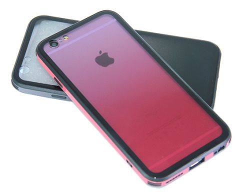 Чехол-накладка для iPhone 6/6S GRADIENT TPU+Glass розовый оптом, в розницу Центр Компаньон фото 2