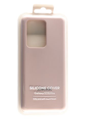 Чехол-накладка для Samsung G988 S20 Ultra SILICONE CASE светло-розовый (18) - оптовая продажа Чехол-накладка для Samsung G988 S20 Ultra SILICONE CASE светло-розовый (18) - фото