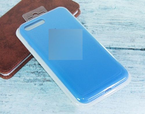 Чехол-накладка для iPhone 7/8 Plus SILICONE CASE закрытый синий (3) - фото