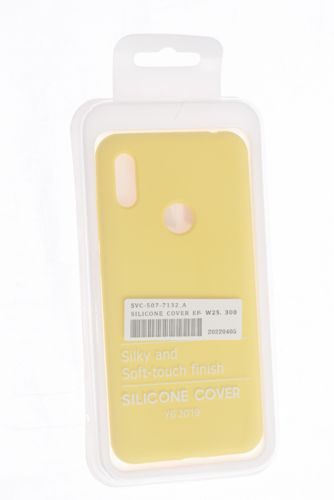 Чехол-накладка для HUAWEI Honor 8A/Y6 2019 SILICONE CASE NL OP закрытый желтый (20) - фото фото 4