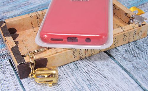Чехол-накладка для Samsung G965F S9 Plus SILICONE CASE закрытый красный (1) оптом, в розницу Центр Компаньон фото 2