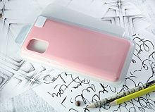 Чехол-накладка для Samsung A315F A31 SILICONE CASE закрытый розовый (4) - фото