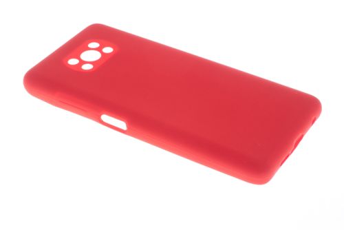 Чехол-накладка для XIAOMI Poco X3 NFC SILICONE CASE OP закрытый красный (1) оптом, в розницу Центр Компаньон фото 2
