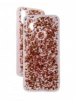Чехол-накладка для XIAOMI Redmi 7 GLITTER TPU бронзовый  - фото