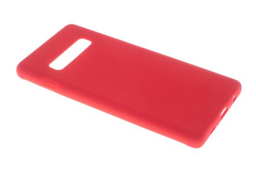 Чехол-накладка для Samsung G973F S10 SILICONE CASE OP закрытый красный (1) оптом, в розницу Центр Компаньон фото 2