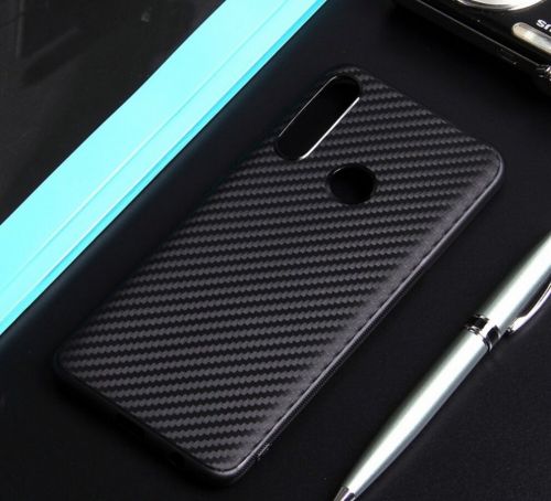 Чехол-накладка для HUAWEI Nova 5 CARBON TPU черный - оптовая продажа фото 2 Чехол-накладка для HUAWEI Nova 5 CARBON TPU черный - фото фото 2