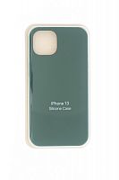 Купить Чехол-накладка для iPhone 13 SILICONE CASE закрытый зеленый (57) оптом, в розницу в ОРЦ Компаньон