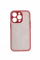 Чехол-накладка для iPhone 14 Pro VEGLAS Fog красный - фото