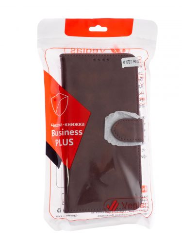 Чехол-книжка для XIAOMI Redmi Note 13 Pro 5G VEGLAS BUSINESS PLUS коричневый оптом, в розницу Центр Компаньон фото 5