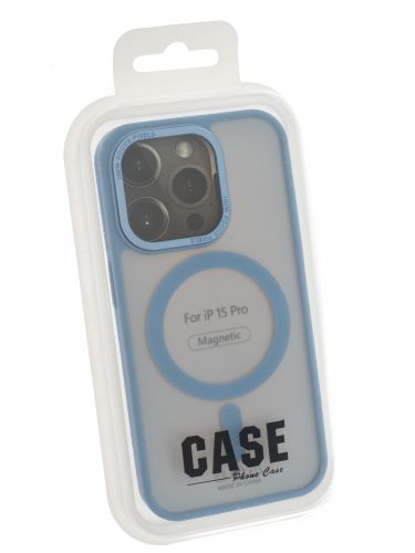 Чехол-накладка для iPhone 15 Pro VEGLAS Fog Magnetic синий оптом, в розницу Центр Компаньон фото 4