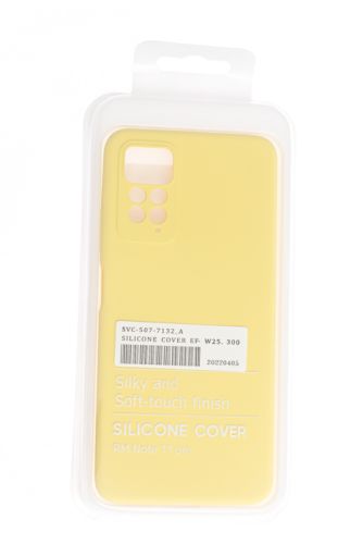 Чехол-накладка для XIAOMI Redmi Note 11 Pro SILICONE CASE NL OP закрытый желтый (20) оптом, в розницу Центр Компаньон фото 4