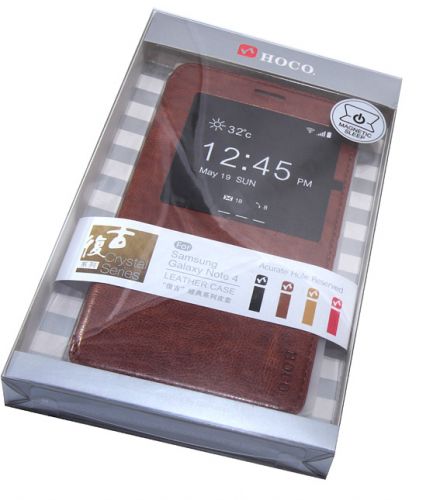 Чехол-книжка для Samsung N910C HOCO CRYSTAL CLASSIC коричн ГОР - оптовая продажа фото 2 Чехол-книжка для Samsung N910C HOCO CRYSTAL CLASSIC коричн ГОР - фото фото 2