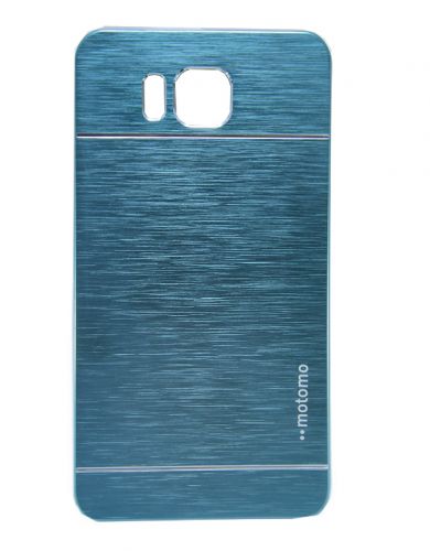Чехол-накладка для Samsung G313H MOTOMO металл/пластик синий - фото