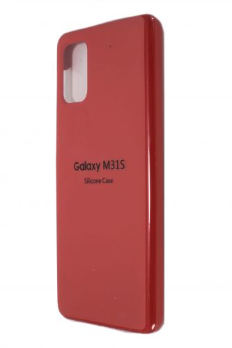 Чехол-накладка для Samsung M317F M31S SILICONE CASE закрытый красный (1) - фото