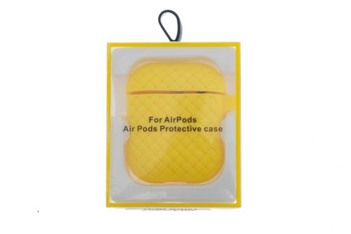 Чехол для наушников Airpods Braided желтый оптом, в розницу Центр Компаньон фото 4