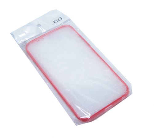Чехол-накладка для iPhone 6/6S JZZS NEW Acrylic TPU+PC пакет красный - фото фото 2