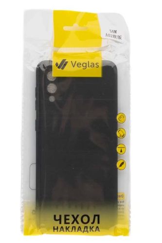 Чехол-накладка для Samsung A022G A02 VEGLAS Air Matte черный оптом, в розницу Центр Компаньон фото 3