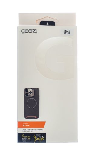 Чехол-накладка для iPhone 15 GEAR4 TPU поддержка MagSafe коробка черный оптом, в розницу Центр Компаньон фото 4