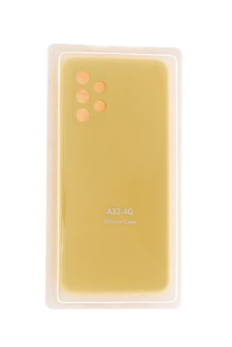 Чехол-накладка для Samsung A325F A32 VEGLAS SILICONE CASE закрытый желтый (20) оптом, в розницу Центр Компаньон