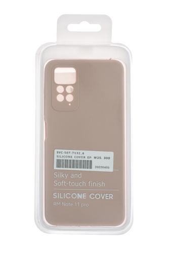 Чехол-накладка для XIAOMI Redmi Note 11 Pro SILICONE CASE OP закрытый светло-розовый (18) оптом, в розницу Центр Компаньон фото 4