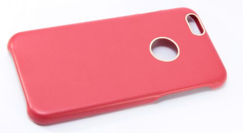Чехол-накладка для iPhone 6/6S AiMee КОЖА Золотые вставки красный оптом, в розницу Центр Компаньон фото 3