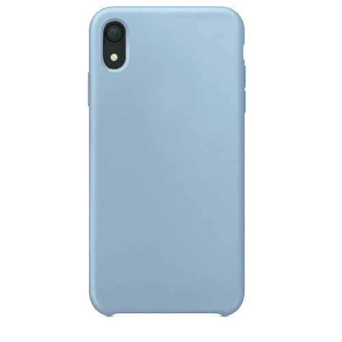 Чехол-накладка для iPhone X/XS VEGLAS SILICONE CASE NL сиренево-голубой (5) оптом, в розницу Центр Компаньон