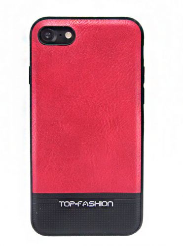 Чехол-накладка для iPhone 7/8/SE TOP FASHION Комбо TPU красный пакет - фото