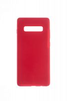 Купить Чехол-накладка для Samsung G975F S10 Plus SILICONE CASE OP закрытый красный (1) оптом, в розницу в ОРЦ Компаньон