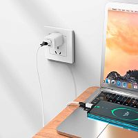 Кабель USB Type-C BOROFONE BX79 Silicone 3.0A 1м белый - фото