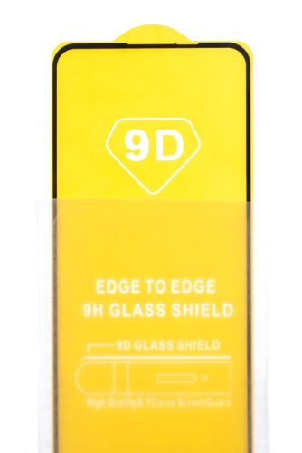 Защитное стекло для Realme 9i FULL GLUE (желтая основа) пакет черный оптом, в розницу Центр Компаньон фото 2